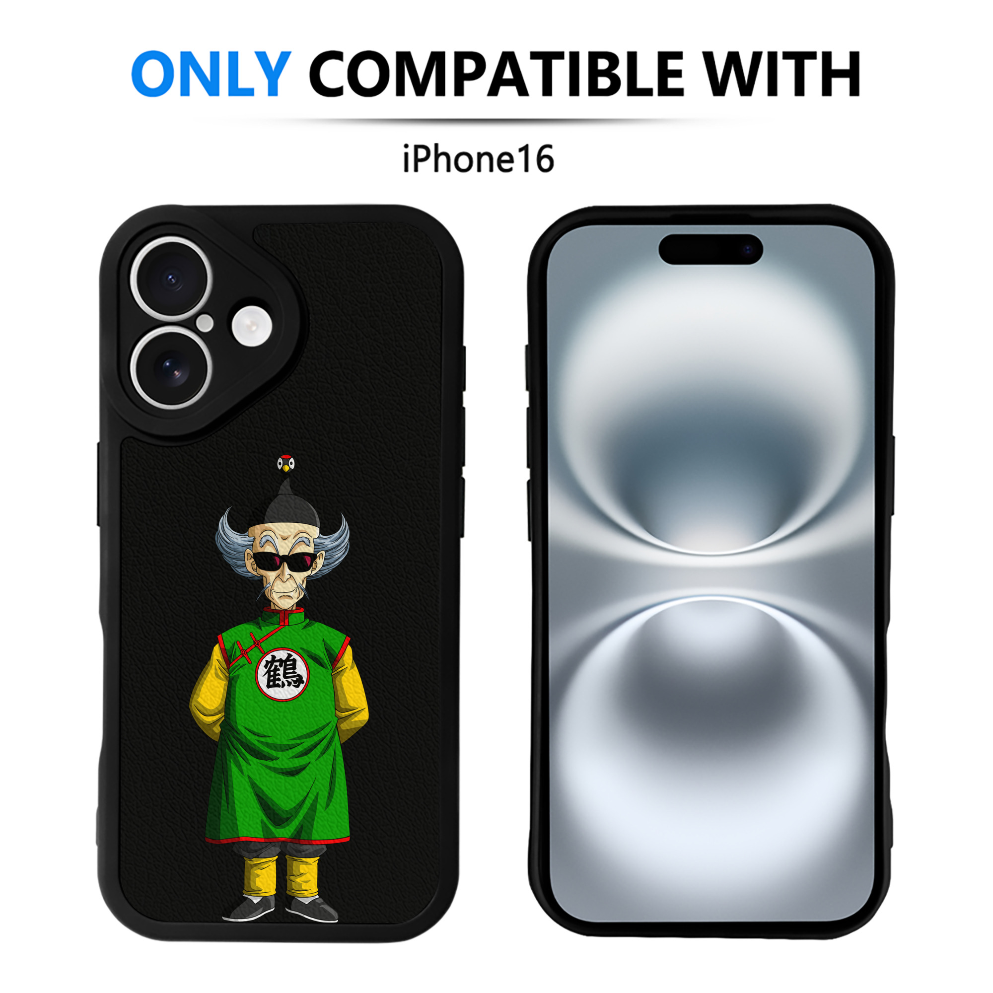 （画像用） ドラゴンボール DRAGON BALL 【iPhone 16シリーズ対応】シリコンスマホケース（レザー調） 材質：シリコン